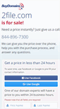 Mobile Screenshot of 2file.com